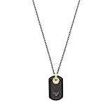 collar hombre acero inoxidable Empaquetado en una caja de regalo Emporio Armani
