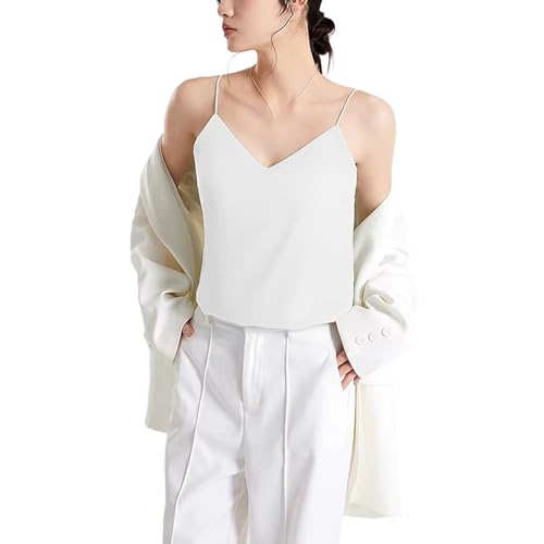 Débardeur col en V avec coques femme respirant décontracté été