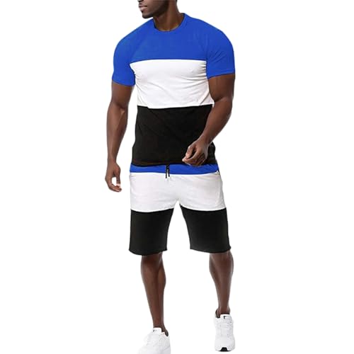 Ensemble sport homme respirant et stretch avec t-shirt coupe ample et pantalon léger