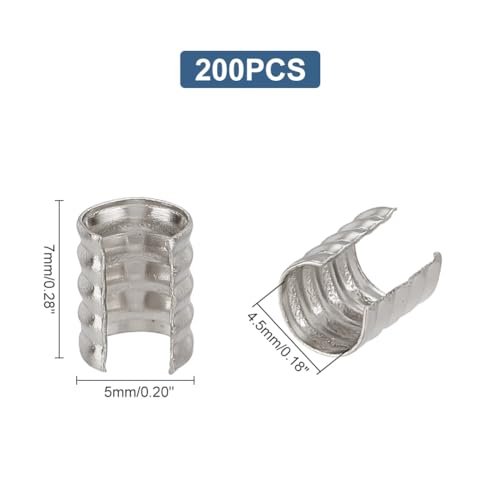 AHANDMAKER 200Pcs Leather Rope Clip - Image 2