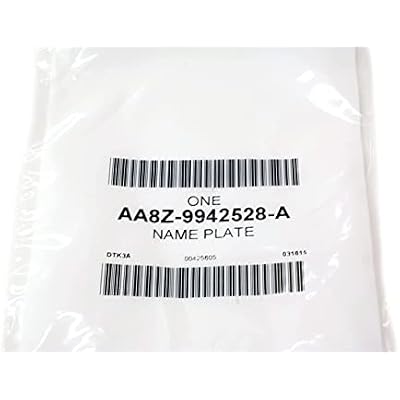 Genuine Ford AA8Z-9942528-A Nameplate, DARK BLUE, 9 x 3.5 INCHES