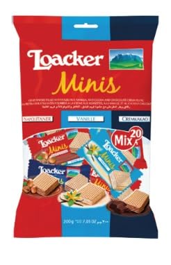See full amazon price history chart for Loackers Minis Mix, Chocolate Wafer Biscuits with Exotic Flavours, Vanilla, Napolitaner, and Milk Chocolate, 20 Pieces, 200g (Imported) Loackers Minis Mix, Chocolate Wafer Biscuits with Exotic Flavours, Vanilla, Napolitaner, and Milk Chocolate, 20 Pieces, 200g (Imported) (B0DBRDNZ8K) Amazon Price History, Amazon Price Tracker