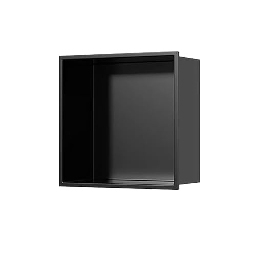 Étagère de douche en acier inoxydable Sto Solut noir 32cm