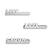 Danya B? Decorative Live Love Laugh White Wall Shelves (Set of 3)