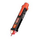 Berührungsloser Spannungsprüfer, AC Stromprüfer 12/48-1000V Leitungssuchgerät mit Taschenlampe, Kabelbruch-Suchgerät Stift Durchgangsprüfer für Steckdose Schaltschrank