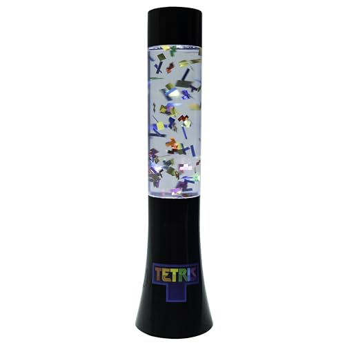 Fizz Creations Tetris Flow Light. Tetris Themed Mood Light with Tetrimino Shapes. 14 Inch Tall. Mains Powered. Officially Licensed Tetris Merchandise