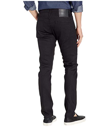 The Unbranded Brand Men's Ub444 Tight Fit 11oz Solid Black Stretch Selvedge Denim3