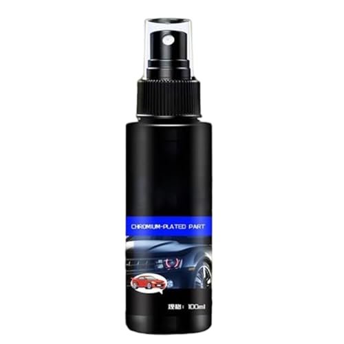 Pulimento Para Llantas De Cromo | Limpiador Y Pulidor De Cromo Para Coche | Spray De 300 Ml Restaura Elimina Óxido Y Arañazos | Devuelve El Brillo A Llantas Y Metales Del Automóvil