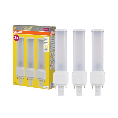 Lámpara LED OSRAM Dulux D26 de 9W y 30000 horas de vida útil para ahorro continuo
