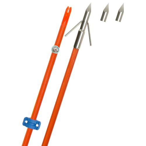 EBBQ Fin-Finder Raider Pro Arrow with Riptide Point, 32-Inch, Orange