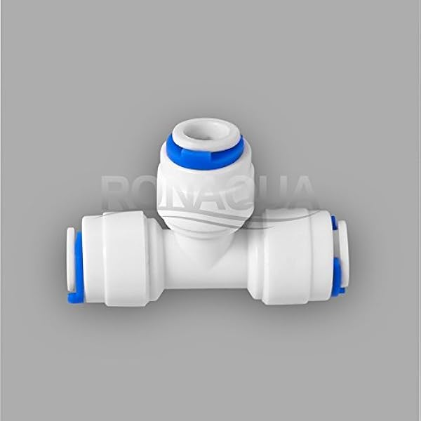 Ronaqua Snabbanslutnings infästningsbeslag för att fästa 1/4 tum OD vattenrör för omvänd osmos system och vattenfilter set med 20 (typ L T Y I Combo)