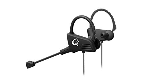 QPAD QH-5 Esports Gaming Earbuds, In Ear Headset, Earphones, Ohrhörer, Kopfhörer für PC, Laptop, Playstation 4 PS4, Xbox One, Nintendo Switch, Mobile Geräte, 10mm Stereo Sound, 3.5mm Stecker, Schwarz