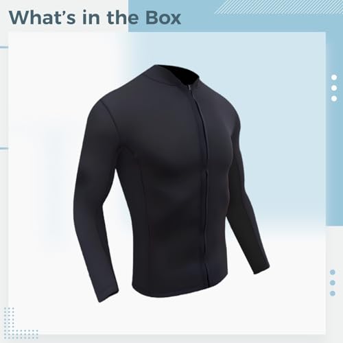 Chaqueta de Neopreno Mujer 0.2 cm, Manga Larga, Cierre Frontal para Buceo y Surf, Talla M miniatura 5