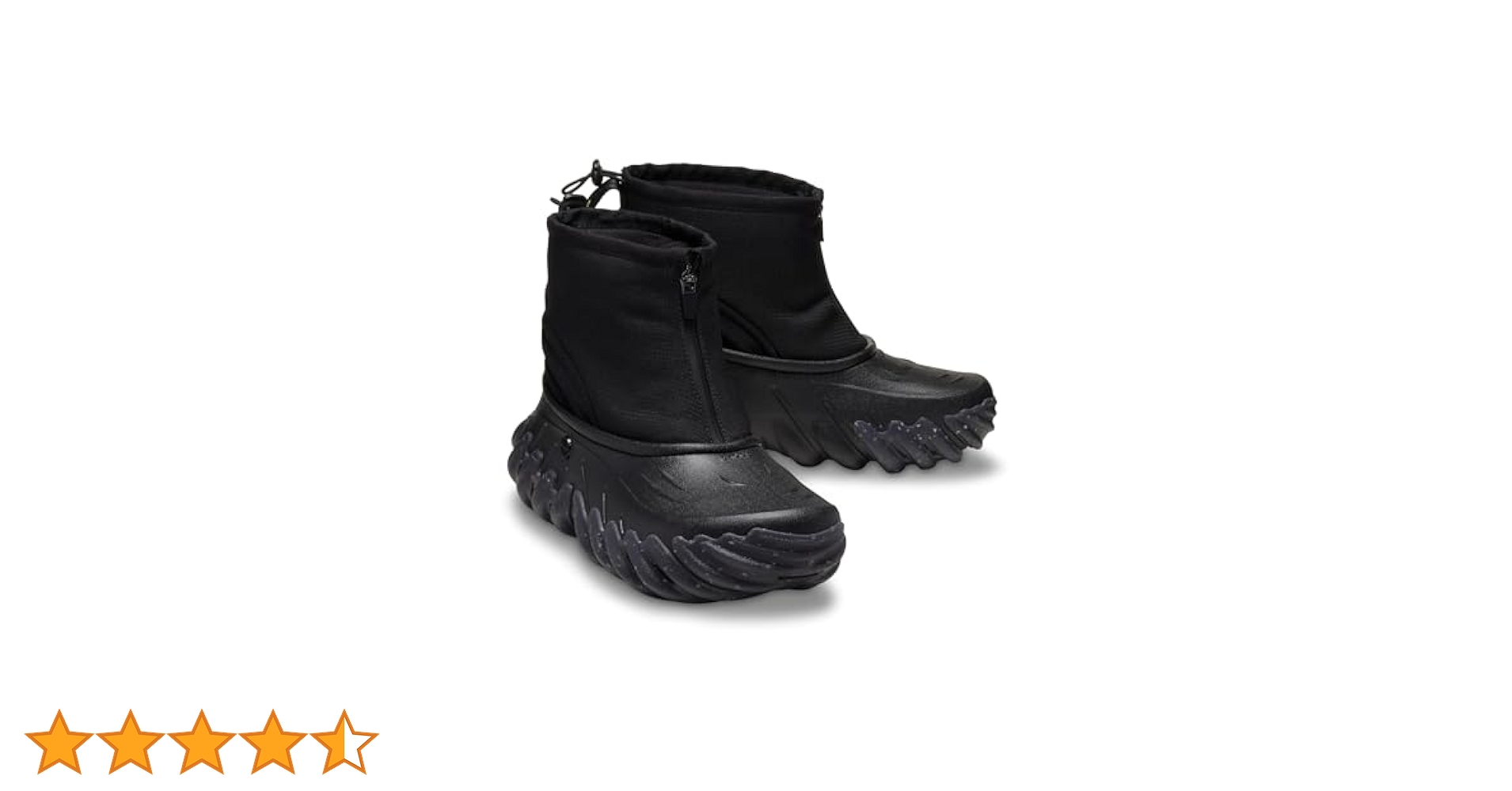 Crocs Unisex-Adult Echo Boots, Black Z Shield, 9 Men/11