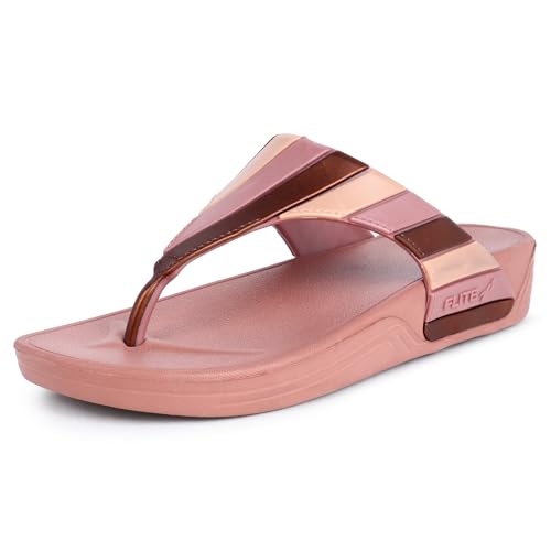 Image of FLITE Women's Daily Use Slippers - Tan Copper (Fl 427, Numeric 8)