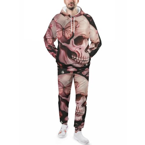 Survêtement squelette champignon pour homme ensemble de jogging décontracté