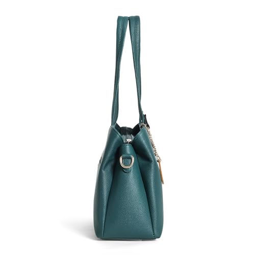 Image of Gold Rose Women's Vegan Leather Handbag - Stylish Shoulder and Crossbody Bag for Women | Multi-Compartment Office, Party and Daily Use Purse