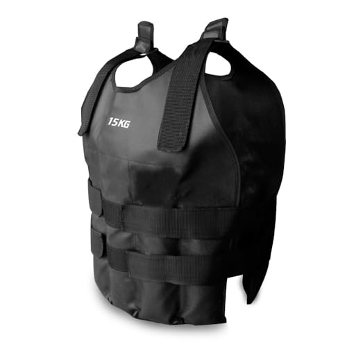 Colete De Carga Peso Funcional 15kg para Treino de Força Musculação Barra Flexão Cross