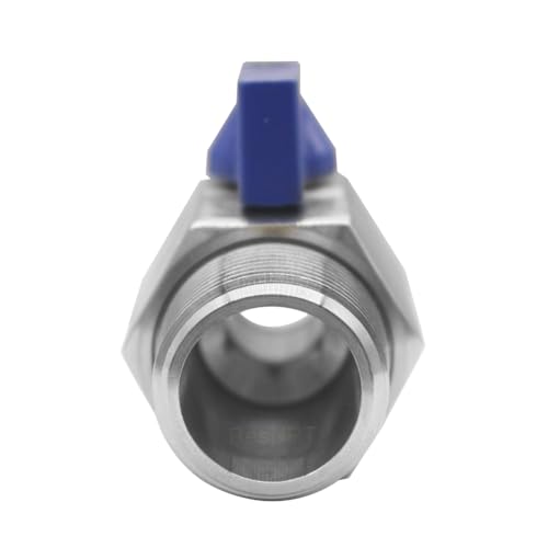 BesNPT Stainless Steel 316 Ball Valve 3/4" NPT Male x 3/4" NPT Male Shut Off Valve for Water Fuel Air by BesNPT - Image 4