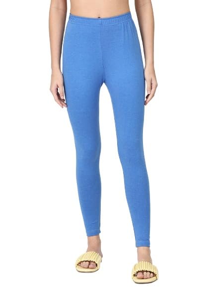 Image of Robinbosky Premium Stretchable Cotton Ankle Legging for Women | Suitable for Formal wear & Casual wear | High-End Elastic Makes The Leggings Squat Proof and Durable for Travel, Yoga, & Workout.