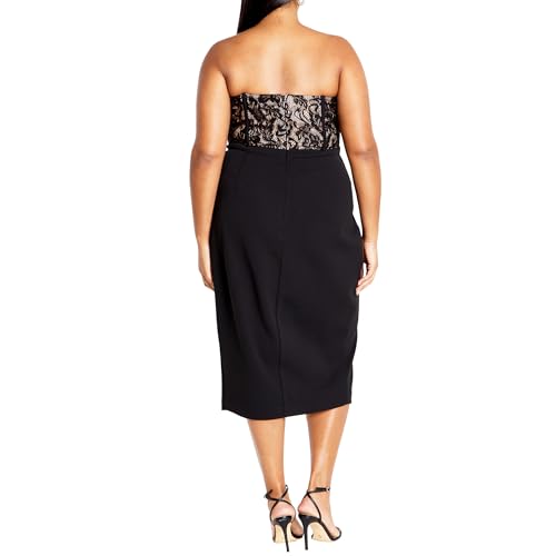 Image of City Chic Women's Plus Size Dress - Perfect Date