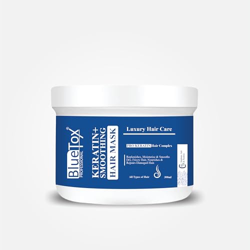 Image of keratin smoothning hair Repair Mask for Dry & Damaged Hair | sulfate and paraben free | Professional mask for Strengthening and Repairing Hair | For Chemically Treated Hair Type