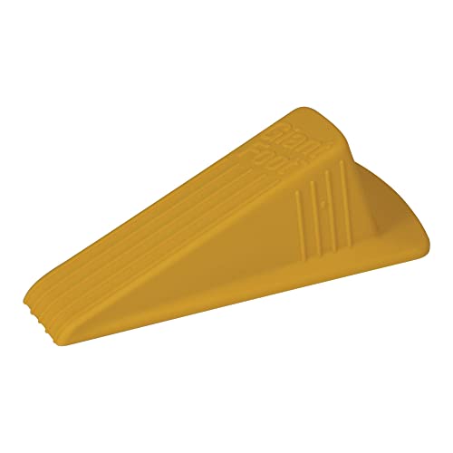 Giant Foot Door Stop, Heavy Duty No Slip, Doors Up to 2 Clearance, Yellow