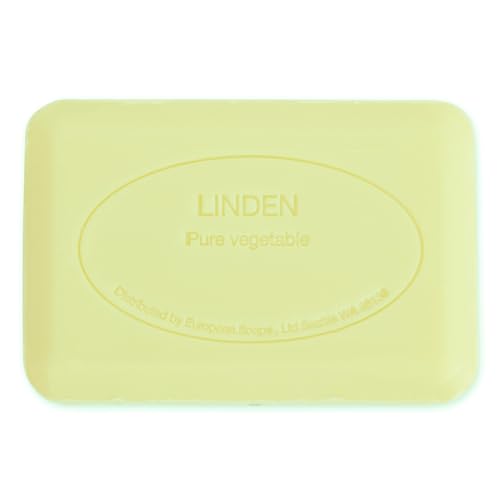 Image of Pre de Provence Artisanal Soap Bar, Enriched with Organic Shea Butter, Natural French Skincare, Quad Milled for Rich Smooth Lather, 8.8 Ounce, Linden