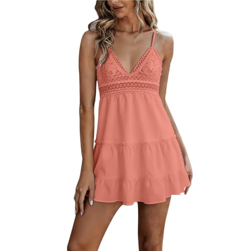 Robe d'été bohème haut de gamme en dentelle délicate et patchwork travaillé