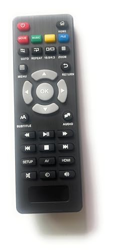 ZUMKUNM 4K Media Player Remote Control – Affordable Replacement