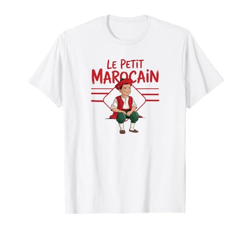 Le Petit Marocain Cadeau Garçon Marocain Cadeau Homme Maroc T-Shirt