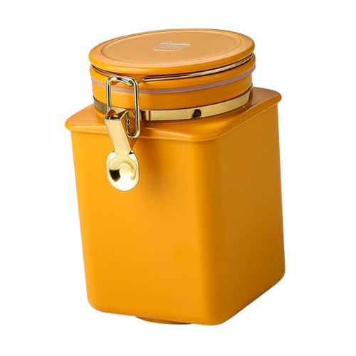 Contenedor hermético para granos de café FUOYLOO naranja