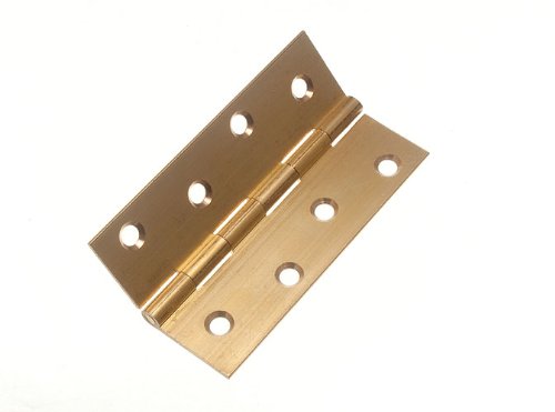 Charnière porte laiton massif 100mm : Solution anti-grincement pour porte lourde