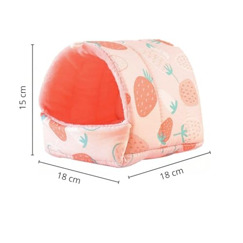 Casinha Toca Para Hamster/Porquinho Da Ìndia/roedores Pet (Branco e Verde Sapinho)