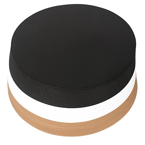 60Pcs Drawing Cardboard Round Painting Writing Paper Card Blank Graffiti Sheets For Sketch Art Drawing Craft Projects (60) #TOP16