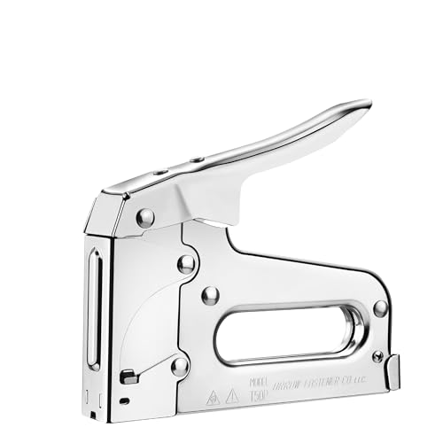 Arrow T50 Heavy Duty Staple Gun for Upholstery, Wood, Crafts, DIY and Professional Uses, Manual Stapler Uses 1/4”, 5/16”, 3/8", 1/2", or 9/16” Staples