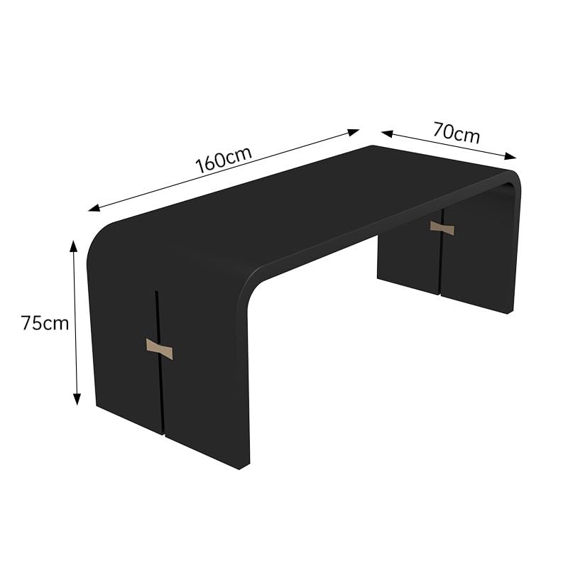 Tavolo da gioco scrivania scrivania ufficio tavolo da tè semplice in legno massello per un piccolo appartamento, moderno banco da lavoro per computer per ufficio, adatto per consultazione, corridoio