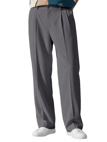 Image of FTX Men's Korean Style Casual Trouser | Premium Lycra Stretch Fabric | Smart Regular Fit | 2 Side Pockets | Comfortable Stretchable Everyday Wear Pants
