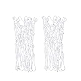 Amosfun Basketballkorb für Kinder strapazierfähiges Basketballnetz Basketballnetze im Freien Basketball-Maschennetz Nylon-Basketballnetz Basketball-Felge Basketballnetz leuchtet im Dunkeln