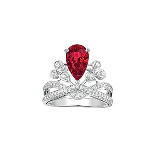 Bague fiançailles moissanite poire 1,5 ct couleur D VVS1 pour femme