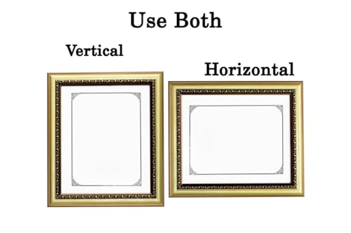 Image of photo frame for wall decor /Tabletop /Wall hanging Synthetic wood for Bedroom, Office Desk, Living Room, birthday, gift tiems (10 x 10 inch) dark Golden Color