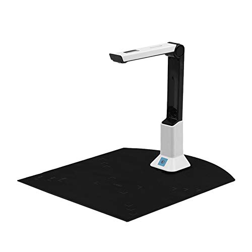 TZUTOGETHER Portátil Escáner de Alta definición, Cámara de Documentos con Escáner De Alta Definición Portátil Ocr En Varios Idiomas Inteligente Tamaño Máximo A4 para de Oficina y educación