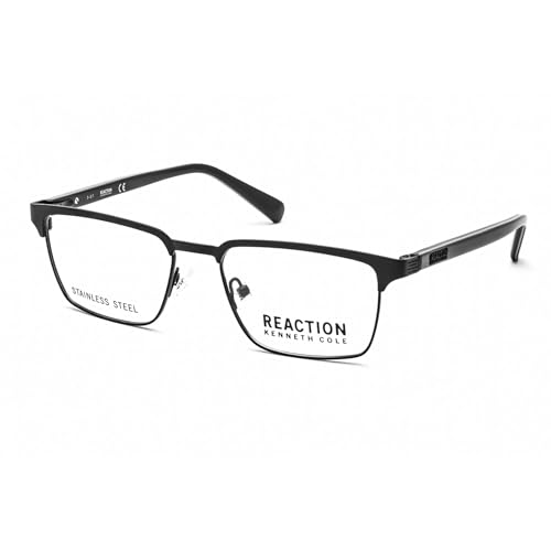 Image of Kenneth Cole KC0797 Eyeglass Frames - Matte Black Frame, Matte Black Lenses, 51 mm KC079751002