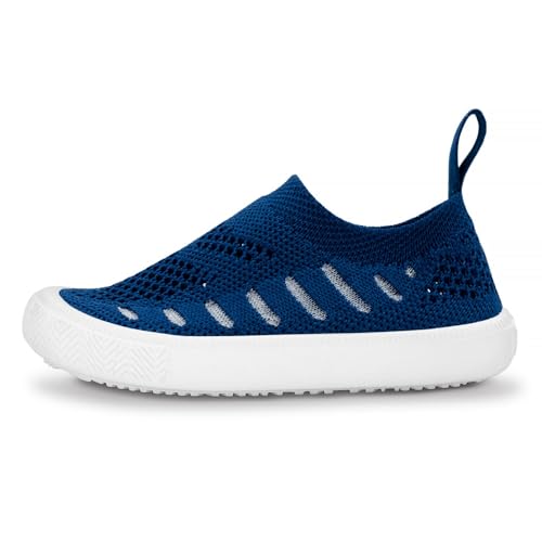Image of JAN & JUL Slip-on Knit Shoes, Machine Washable and Lightweight Sneakers for Toddler Boys and Girls