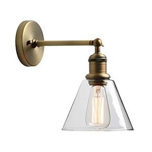 Yosoan DEY609-D Vintage Badezimmer Wandleuchte