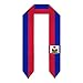 DABOYOZHZH Haiti Haitian Flag Graduation Shawl Sash Stole Wraps Scraf For International Study Pride Women Men