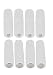LAMPVPATH (Pack of 8) AAA to AA Battery Adapter, AAA to AA Battery Converter Holder, AAA to AA Adapter for Battery Converter AAA to AA