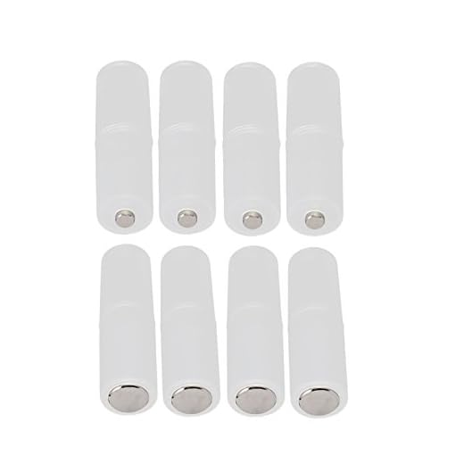 LampVPath (Pack of 8 AAA to AA Battery Adapter, AAA to AA Battery Converter Holder, AAA to AA adapter for Battery Converter AAA to AA