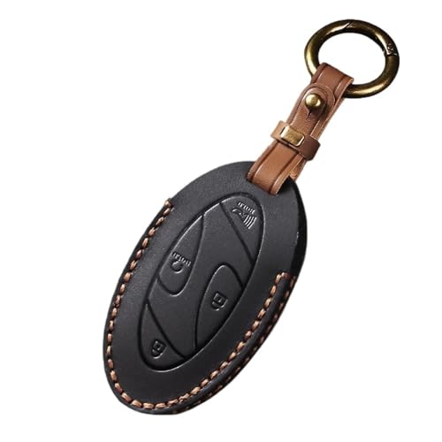 Étui clés Hyundai Ioniq 6 accessoires protection coque noire télécommande intelligente 5 7 boutons 2023
