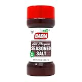 Badia Seasoned Salt, 12 oz – All-Purpose Blend for Everyday Cooking